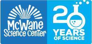 Mcwane 20th anniversary logo
